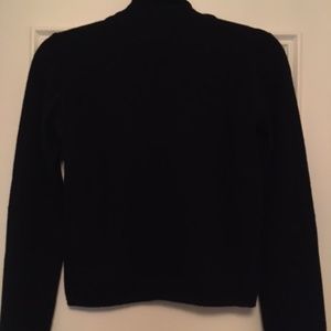 NWOT Black 100% cashmere turtleneck.